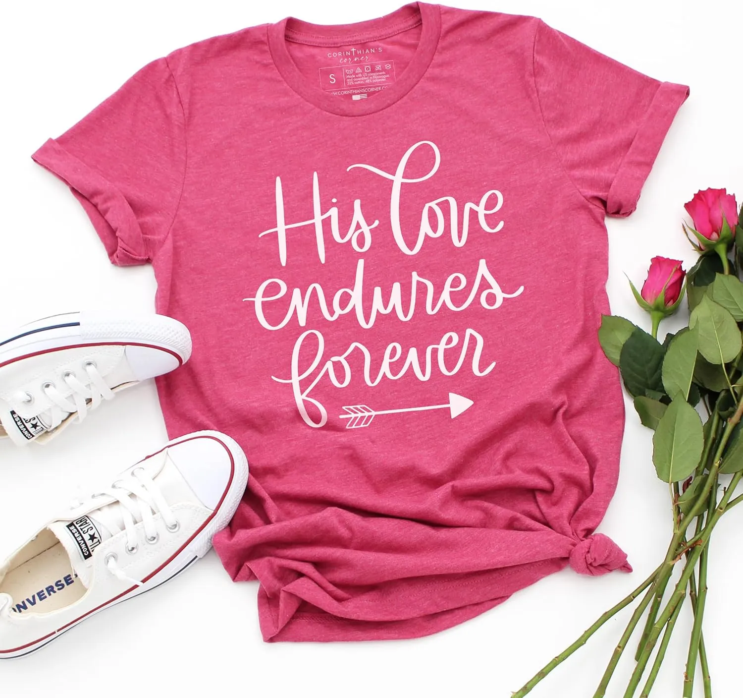 Corinthian's Corner | Christian Shirts for Women | Religious Graphic Tees | Christian Gifts