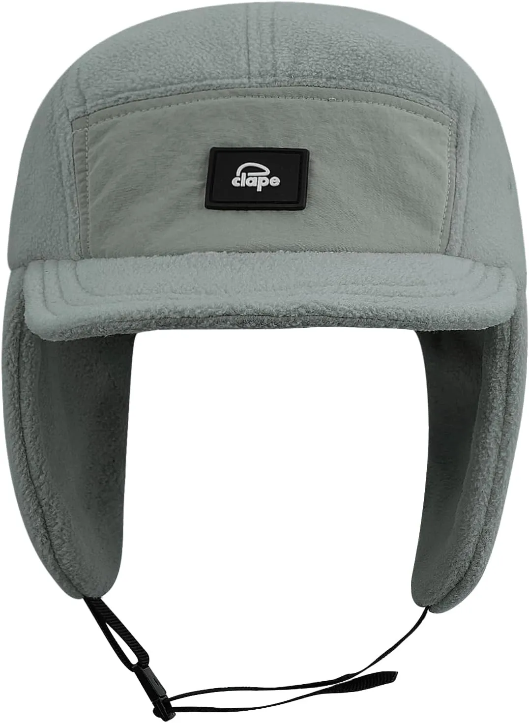 Croogo Earflaps Baseball Cap Winter Trapper Hats for Men Warm Trooper Visor Hat 5 Panel Flat Bill Caps Snow Eskimo Hat