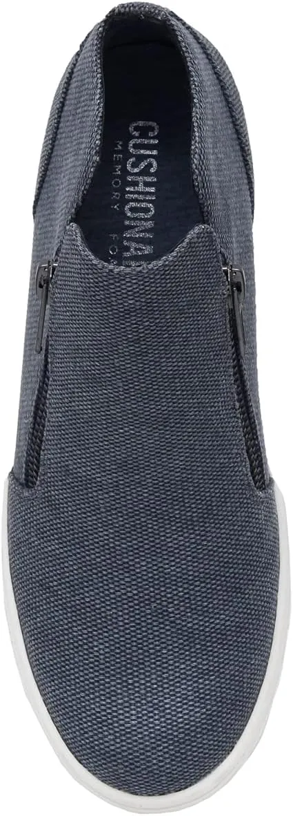 CUSHIONAIRE Women's Hart Hidden Wedge Sneaker  Wide Width Available