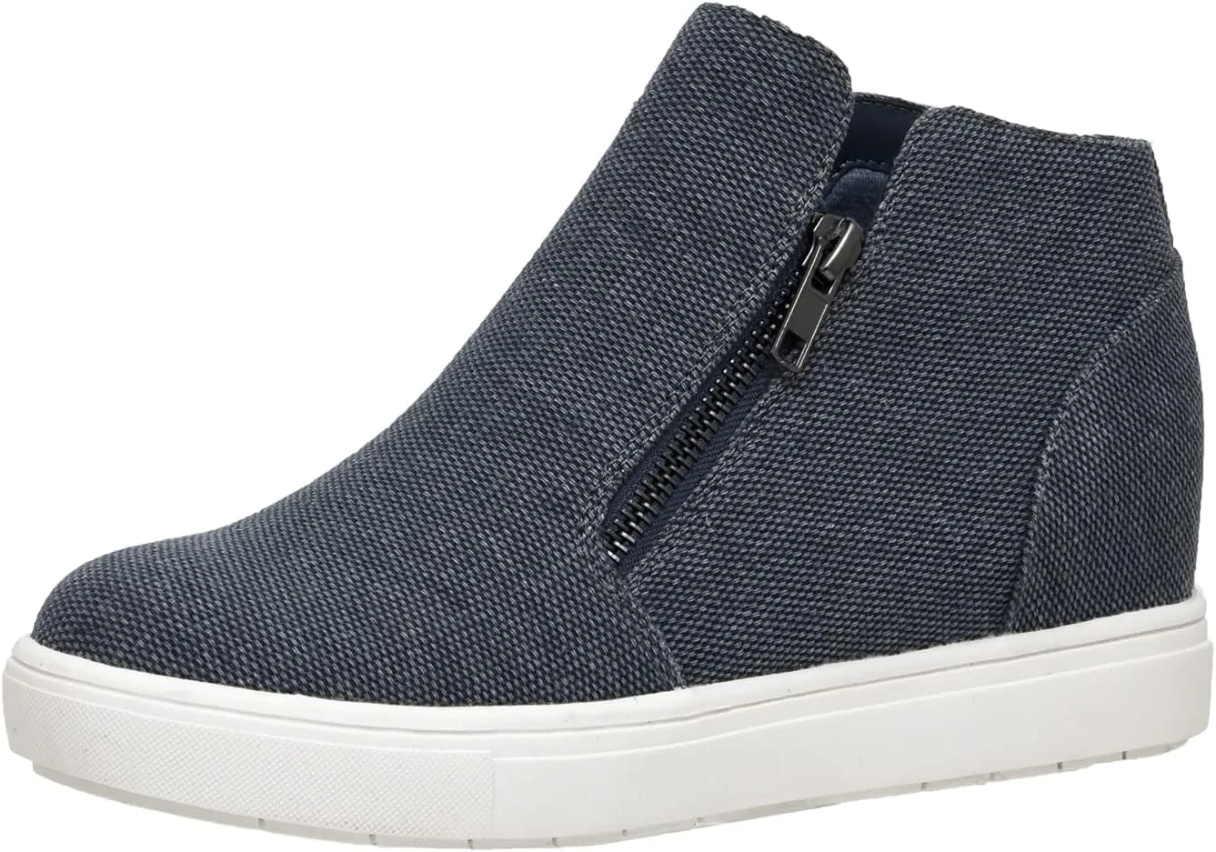 CUSHIONAIRE Women's Hart Hidden Wedge Sneaker  Wide Width Available