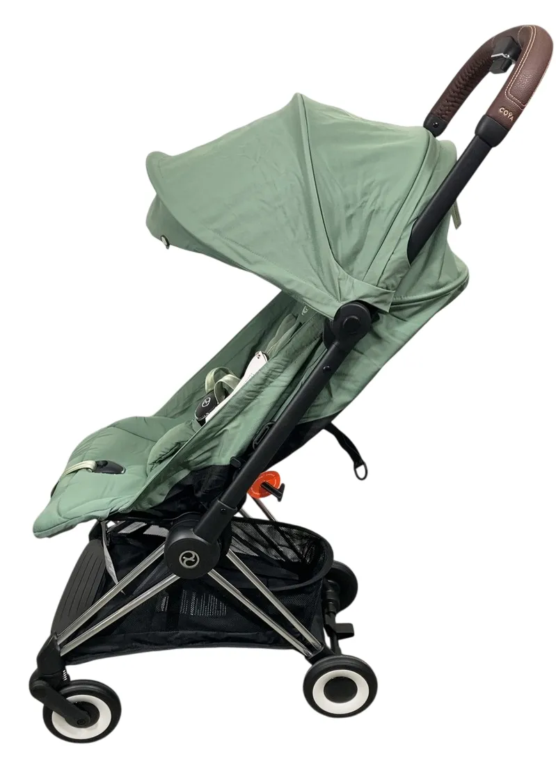 Cybex Coya Stroller, 2023, Leaf Green, Chrome