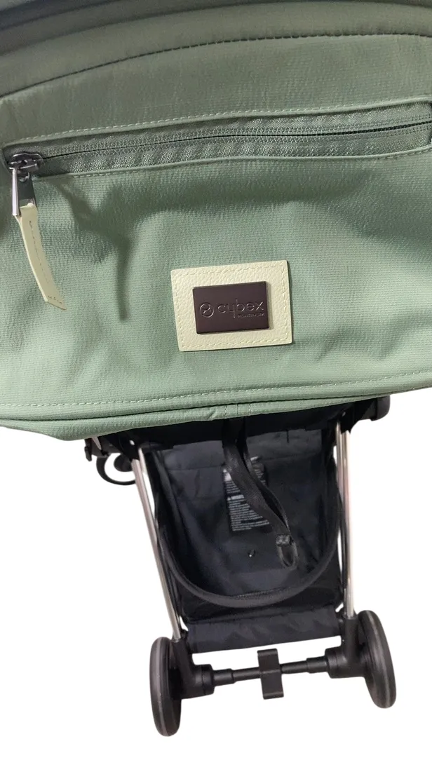 Cybex Coya Stroller, 2023, Leaf Green, Chrome