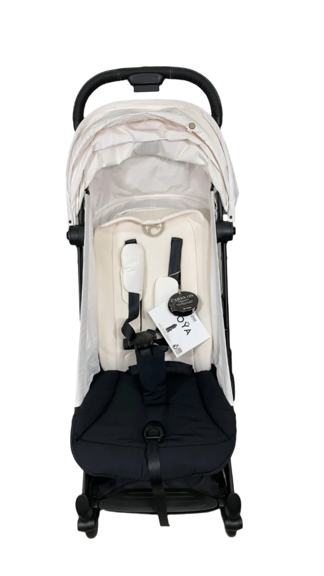 Cybex Coya Stroller, 2023, Matte Black, Off White