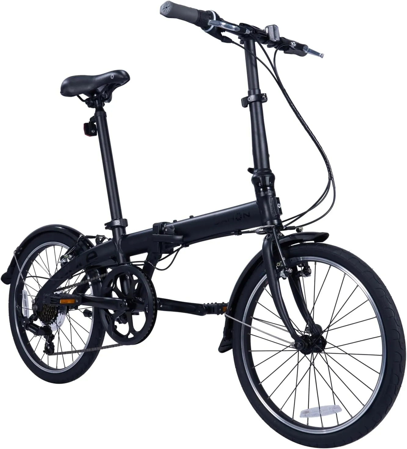 Dahon Route 20 inch Folding Bike for Adults, 7 Speed Drivertrain by Shimano, Aluminum Frame Foldable Bicycle with V Brake