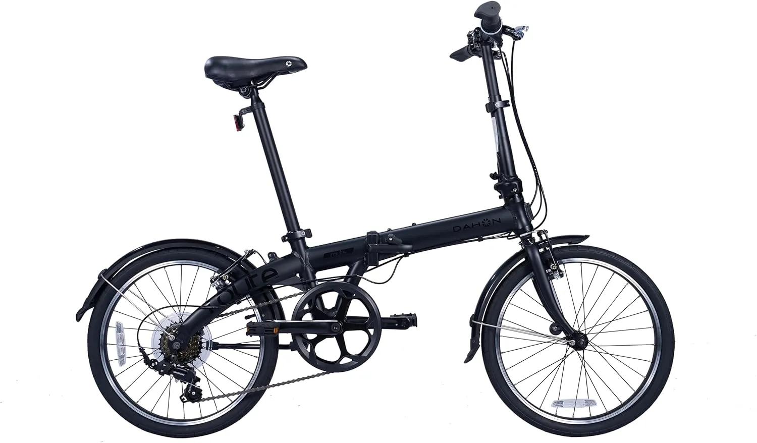 Dahon Route 20 inch Folding Bike for Adults, 7 Speed Drivertrain by Shimano, Aluminum Frame Foldable Bicycle with V Brake