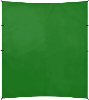 Dark Green Solid Color Pure Plain Foldable Beach Tent UPF50 Lightweight Shade Sun Shelter with Sandbags, Sand Shovel, Poles for Backyard, Grassland, Park