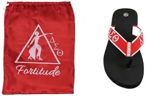 Delta Sigma Theta Sorority Ladies Thong-Style Flip Flop Sandals Size 9