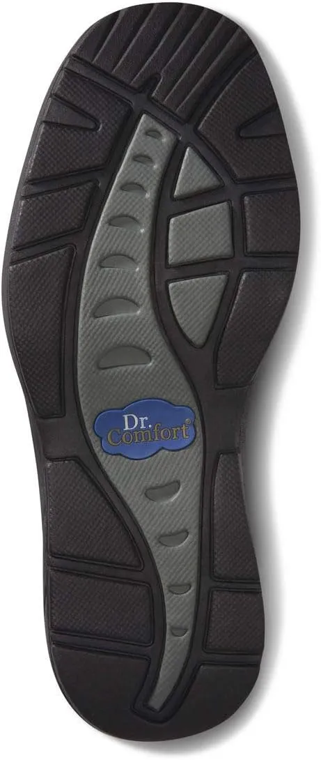 Dr. Comfort Fisherman Men's Therapeutic Diabetic Extra Depth Sandal: Black 12.0 Wide (E/2E)