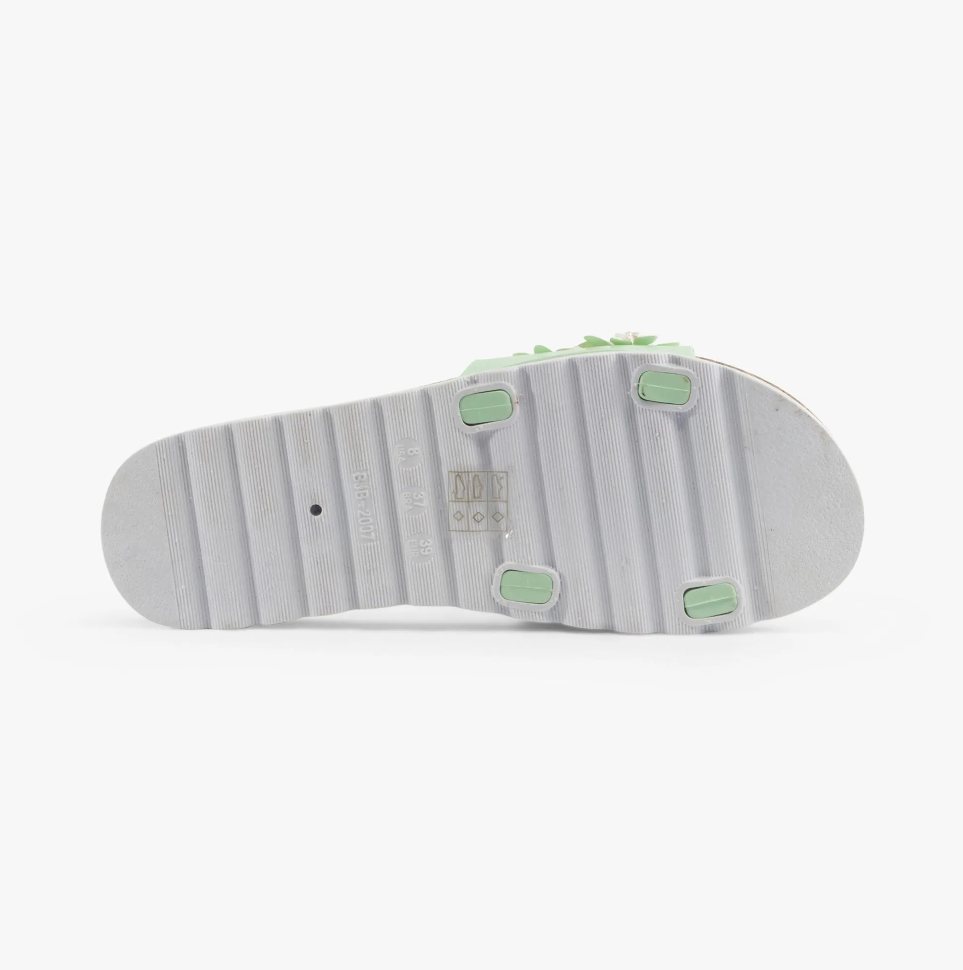 Dr Keller GLITZY Womens Slides Lime Green