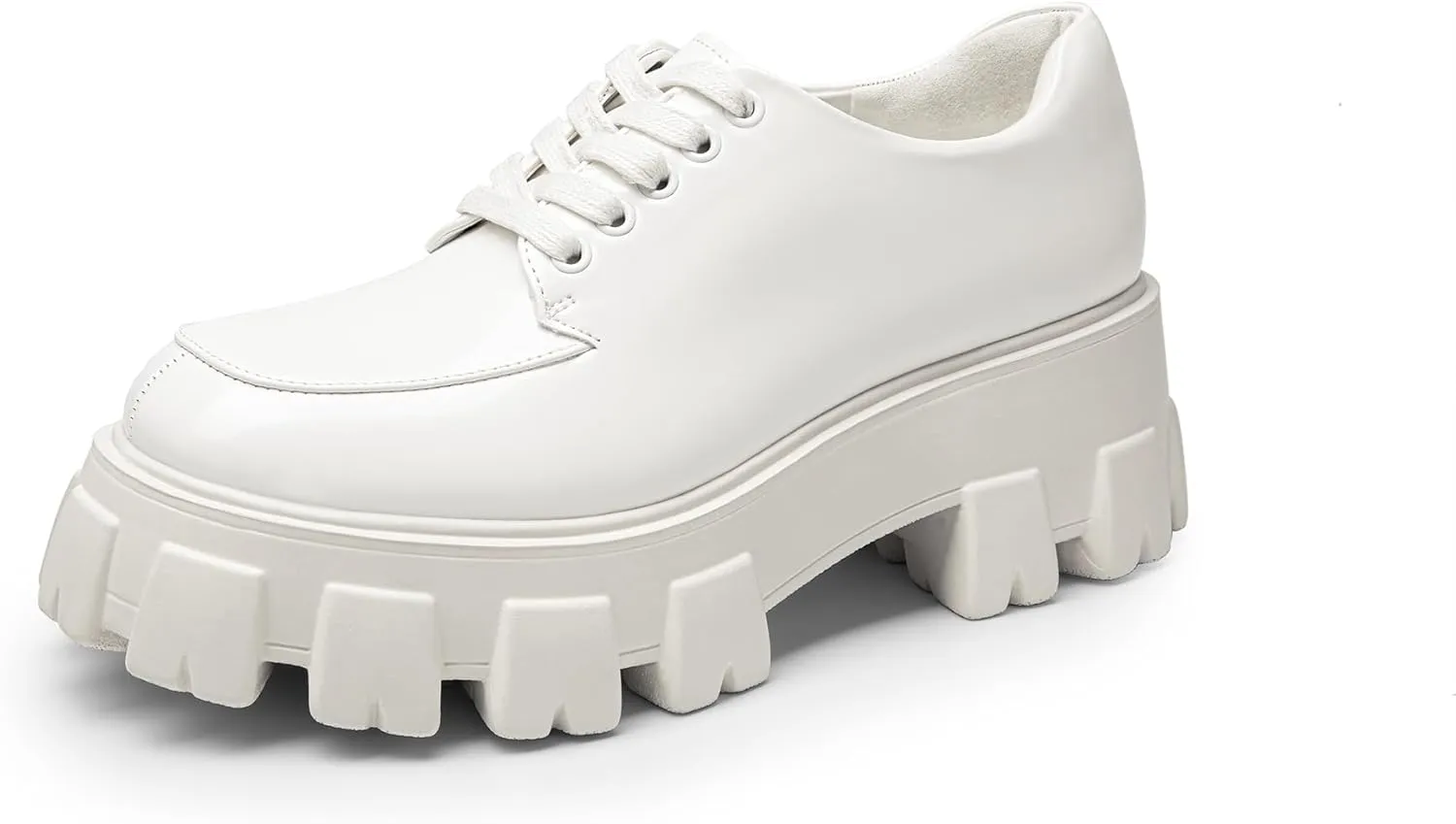 DREAM PAIRS Women's Platform Oxford Chunky Lace Up Lug Sole Comfort Business Work Dress Shoes