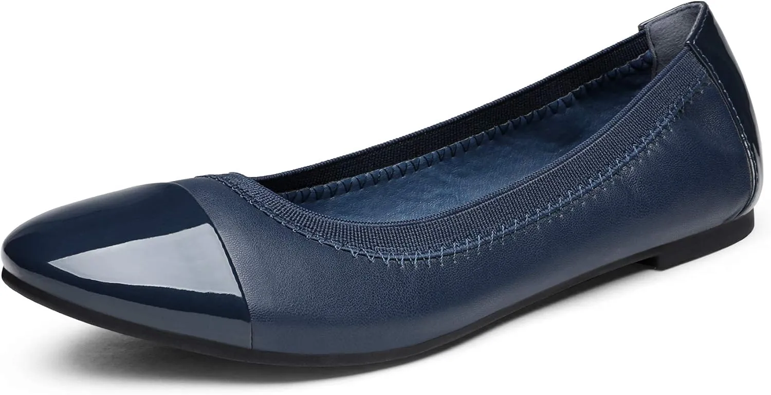 DREAM PAIRS Women's Sole-Flex Ballerina Walking Flats Shoes