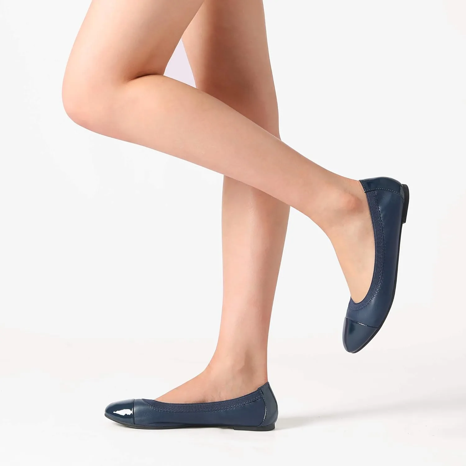 DREAM PAIRS Women's Sole-Flex Ballerina Walking Flats Shoes