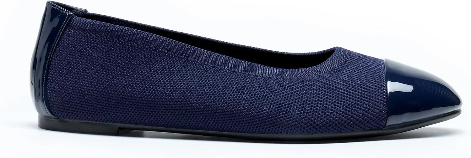 DREAM PAIRS Women's Sole-Flex Ballerina Walking Flats Shoes