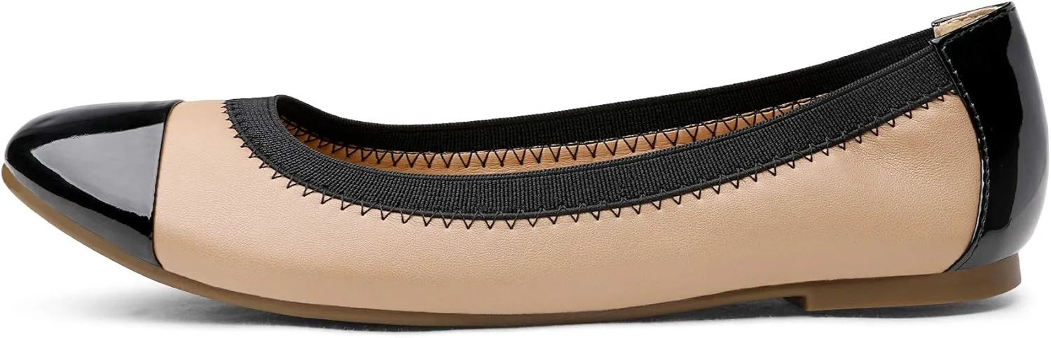 DREAM PAIRS Women's Sole-Flex Ballerina Walking Flats Shoes