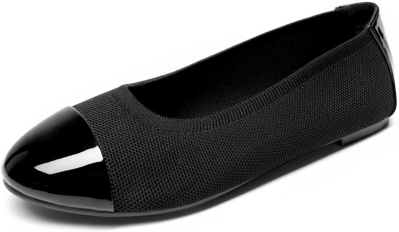 DREAM PAIRS Women's Sole-Flex Ballerina Walking Flats Shoes