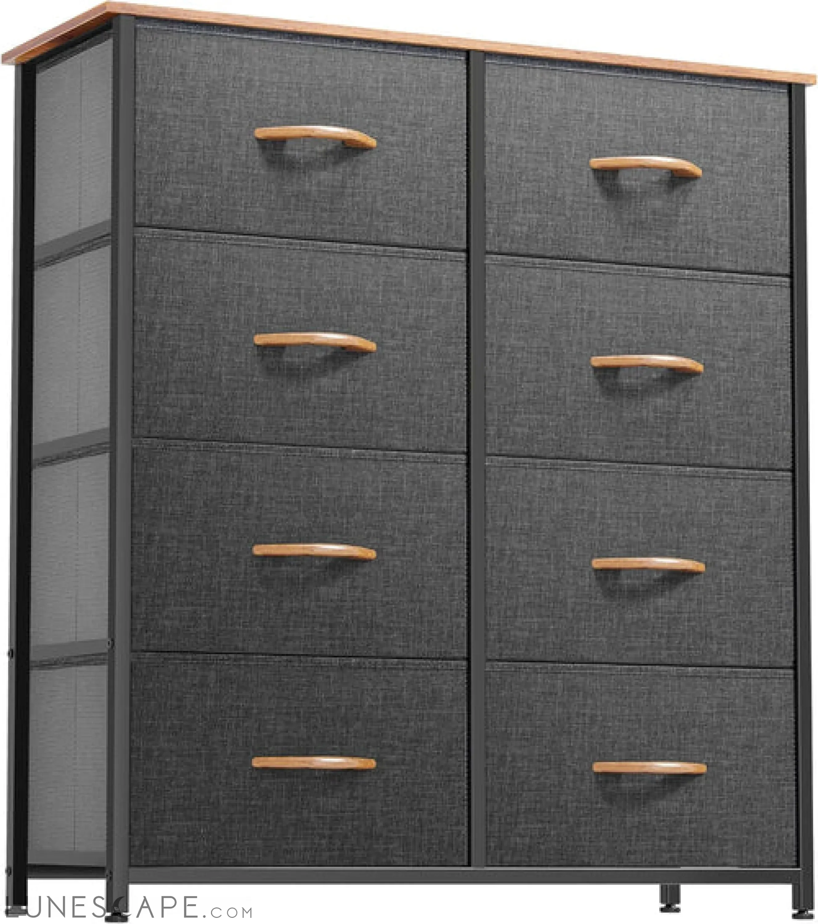 Dresser for Bedroom, Fabric Dresser with 8 Drawers, Tall Dresser,