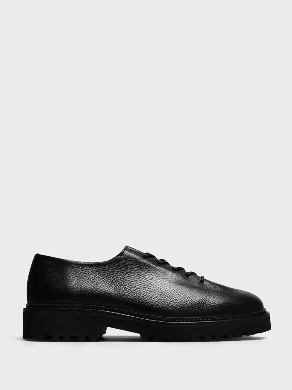 Edouard Lug Bold Shoes in Black
