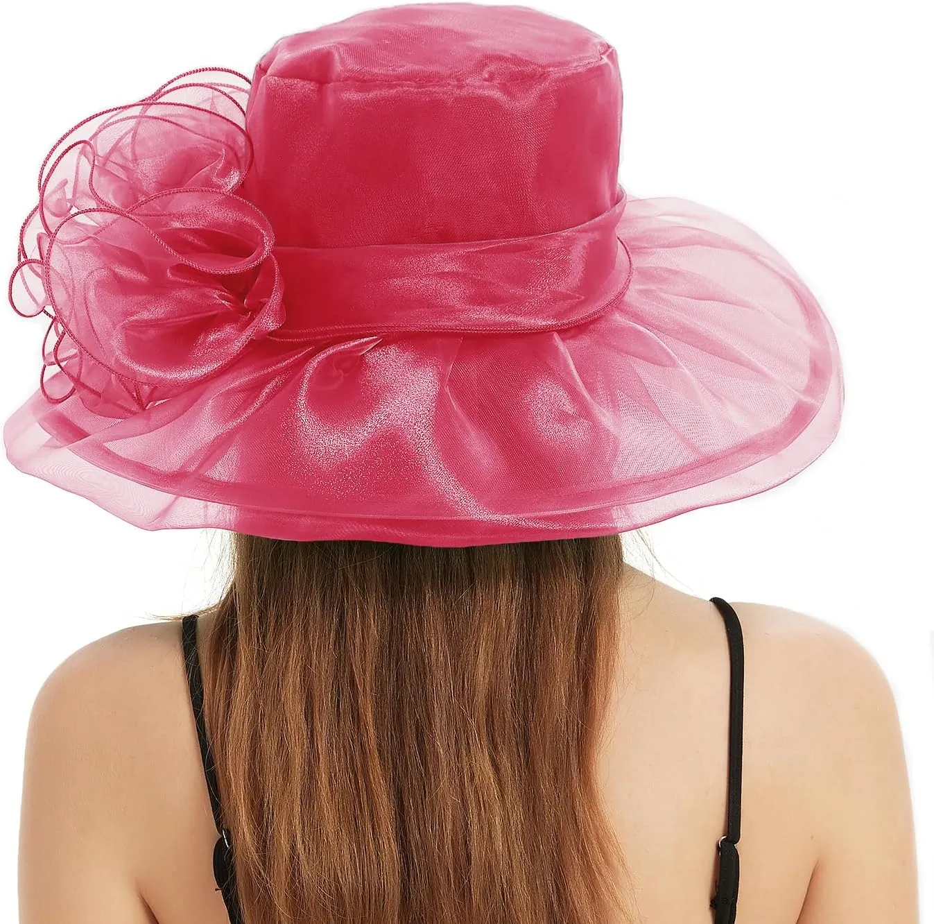 Fascinator Church Hat Sun Hat Derby Hat for Cocktail Party Bridal Shower