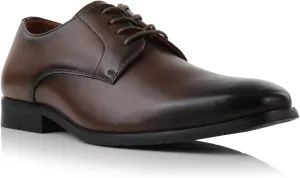 Ferro Aldo Alvin MFA19696 Men's Plain Square-Toe Derby Dress Shoes