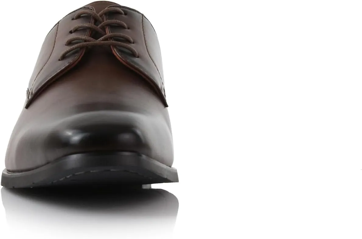 Ferro Aldo Alvin MFA19696 Men's Plain Square-Toe Derby Dress Shoes