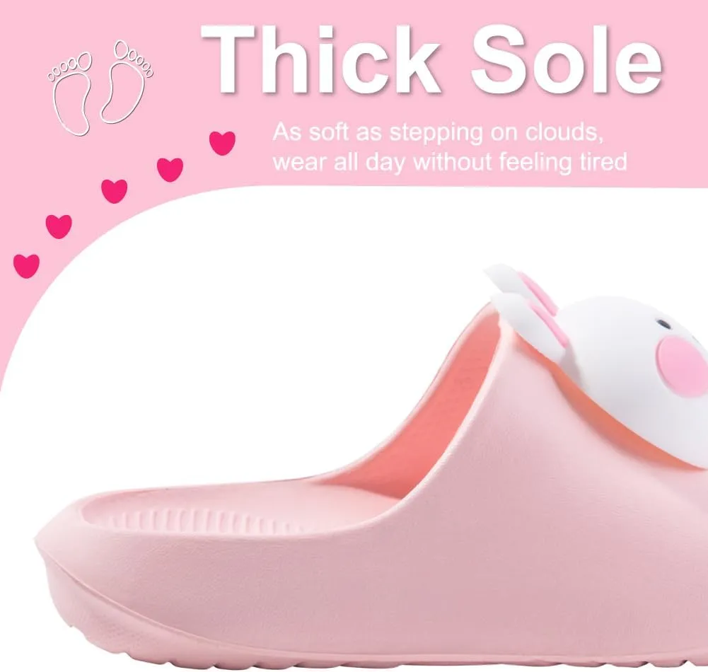 Fiedaz Kids Slides for Girls Boys Toddler Cloud Slides Animal Quick Drying Beach Slides Toddler Pool Shower Flip Flops Slippers