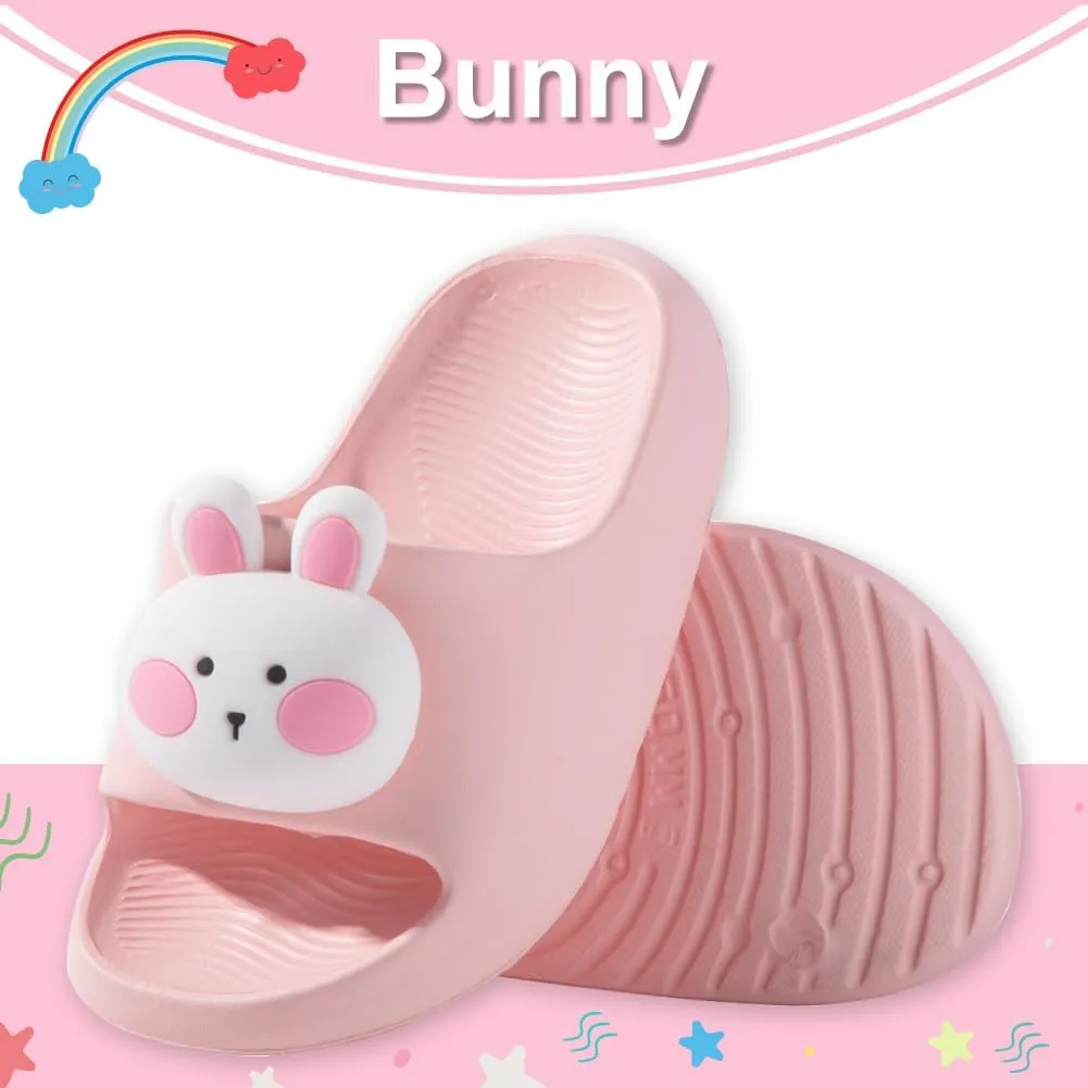 Fiedaz Kids Slides for Girls Boys Toddler Cloud Slides Animal Quick Drying Beach Slides Toddler Pool Shower Flip Flops Slippers