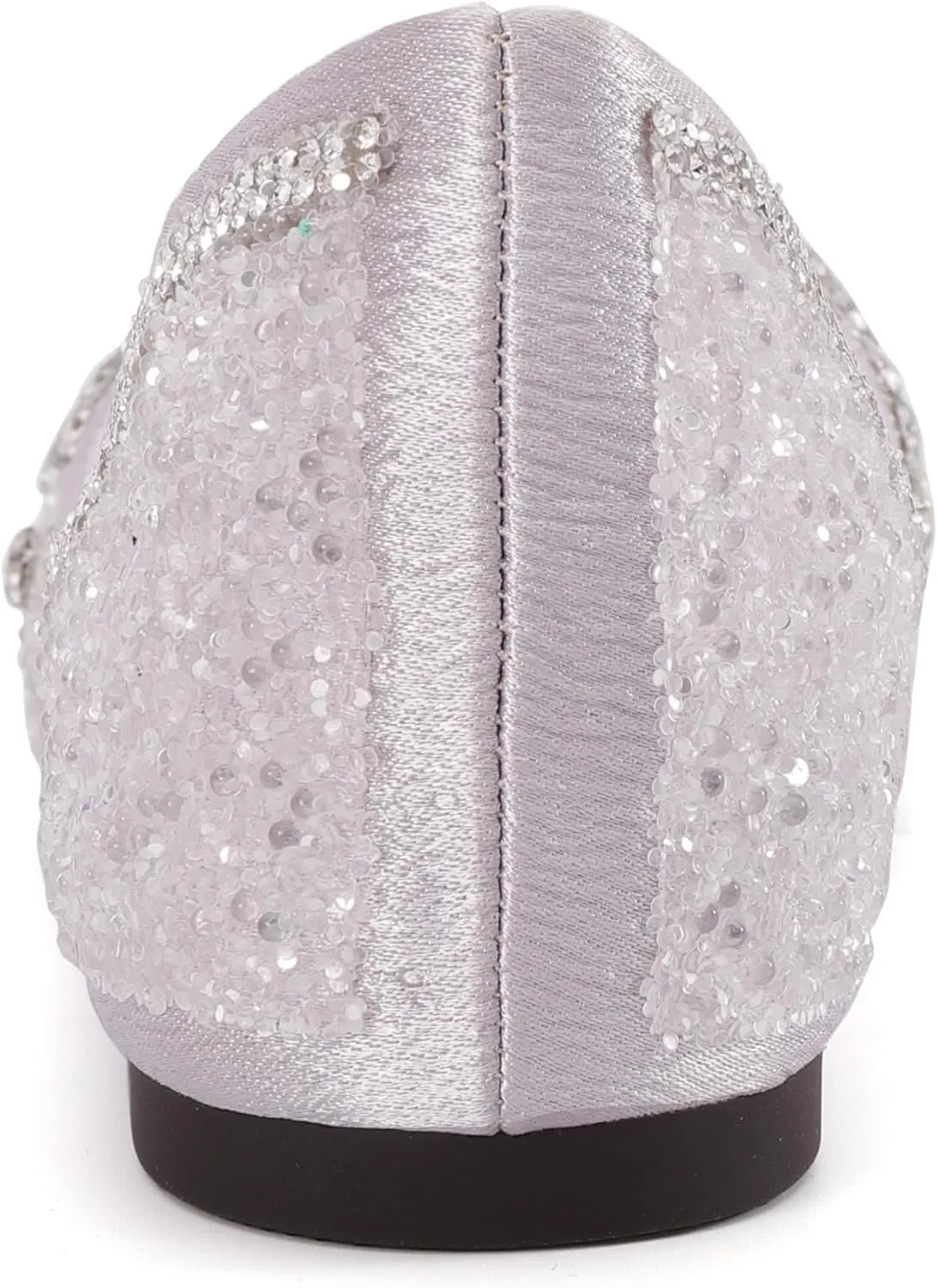 Flats Shoes Women Rhinestone Sequin Wedding Pointed Toe Dress Flat Shoes Comfortable Flats for Women Dressy