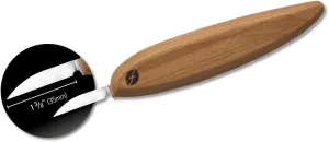 Flexcut Pro Series Wood Carving Tools | Precision USA-Made 1 3/8 inch Detail Knife | Full Flat Grind 1095 Steel Blade| Ergonomic Knife Handle Eliminates Interference on Tight Cuts | FP01