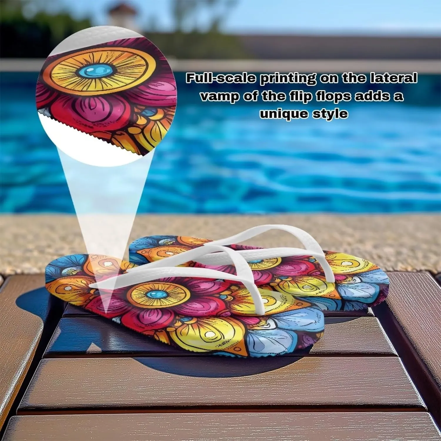 Flip Flops for Women EVA Sole Yoga Mat Comfortable Summer Beach Walking Thong Cushion Sandals Slip On Outdoor Indoor