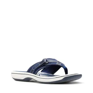 Flops Summer Synthetic Navy Sea Comfort Fast international delivery Flip Sandals Breeze Clarks Don't wait