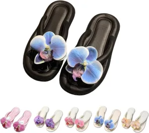 Flower Slippers Cute Flip Flops Summer Beach Soft Sole Kawaii Preppy Slides Indoor Outdoor for Women Men