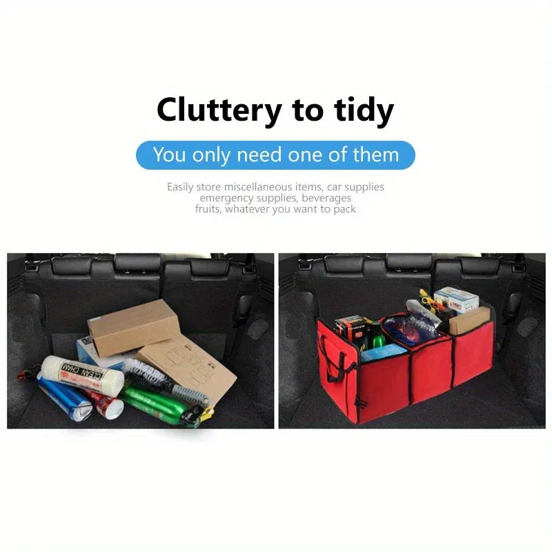 Foldable Oxford Car Trunk Organizer Storage Bag