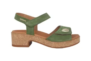 'Franka' women's strap sandal - green