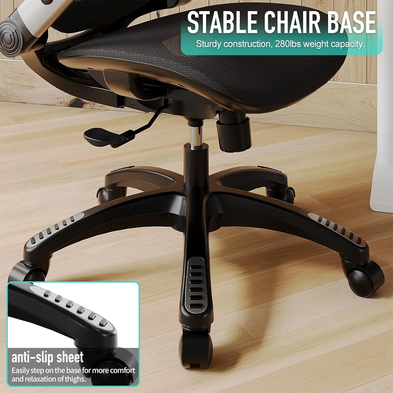 GABRYLLY Ergonomic Office Chair, Mesh Desk Chair - Lumbar Support and Adjustable Flip-up Arms, Soft Wide Seat, 90-120° Tilt, High Back Home Ergonomic Chairs Swivel Task Chair, Easy Assemble