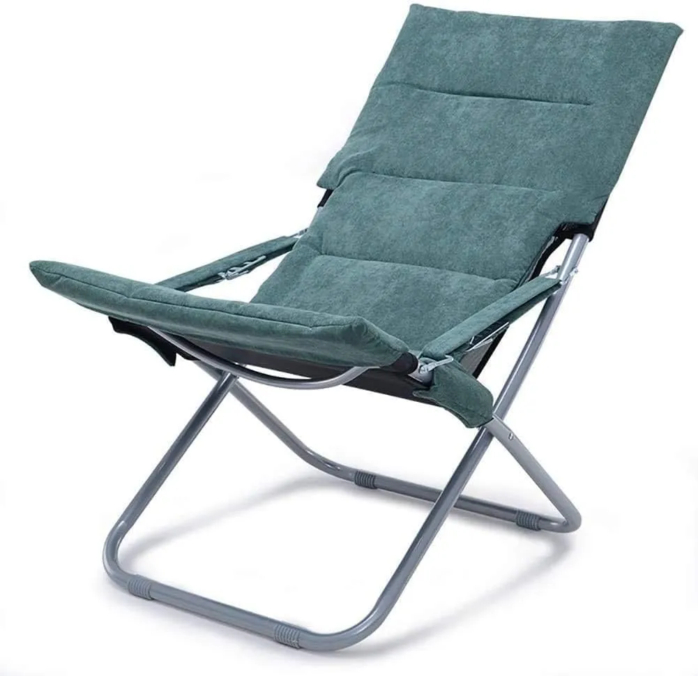 Garden Chairs Folding Chair Camping Chairs Sun Loungers Foldable Patio Deck Chair Outdoor Garden Office Beach Reclining Portable Chair Supports 160Kg