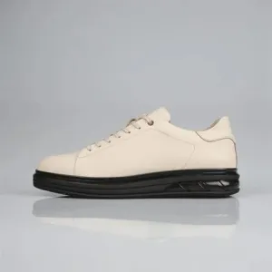 Genuine Leather Beige Sneaker CR-002 SCB-576