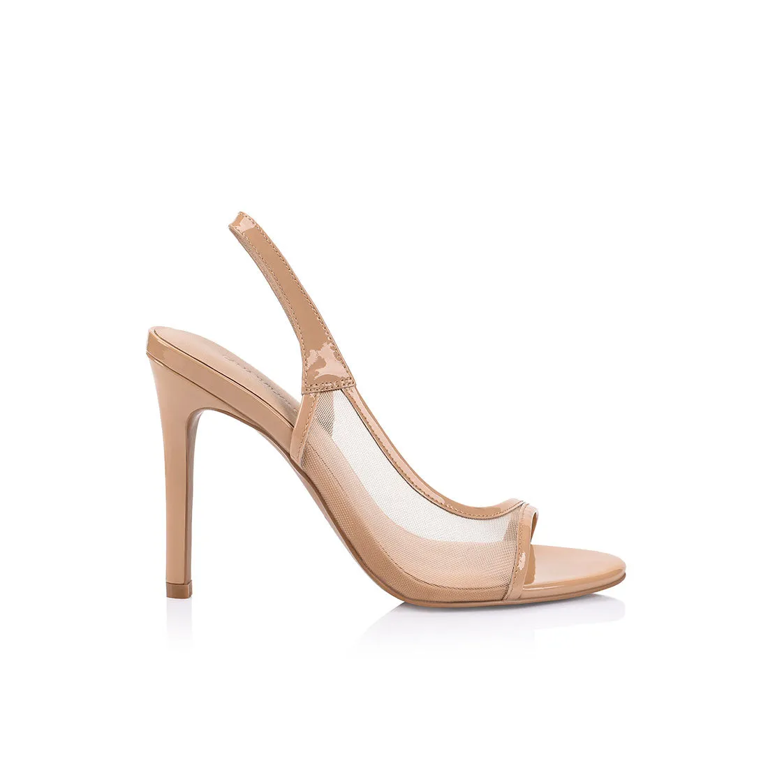 Giselle Heel Beige Mesh
