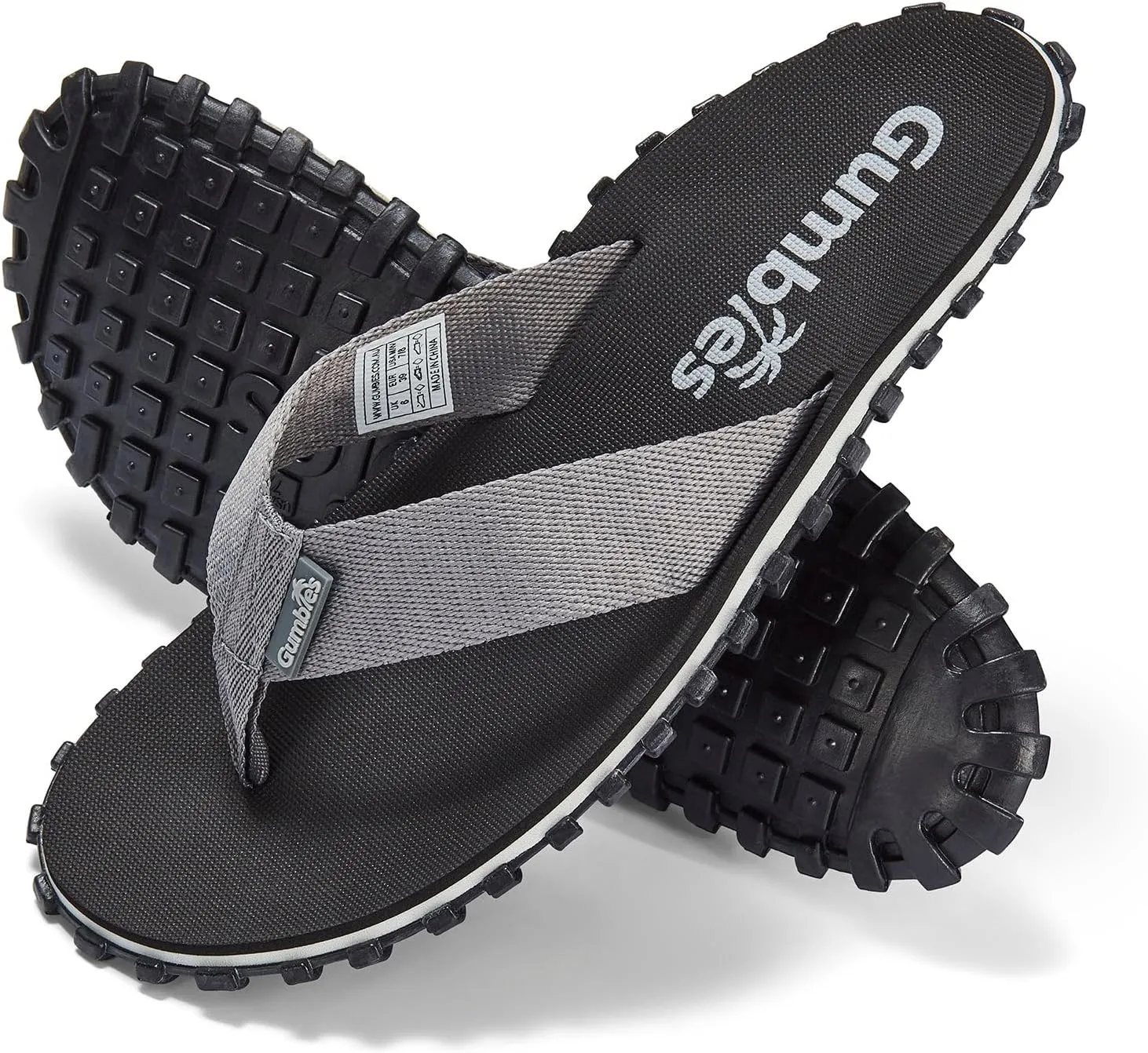 Gumbies Duckbill Unisex Waterproof Flip Flops with Supersoft Fabric Toe Post and Durable Recycled Rubber Sole - Comfort Guaranteed