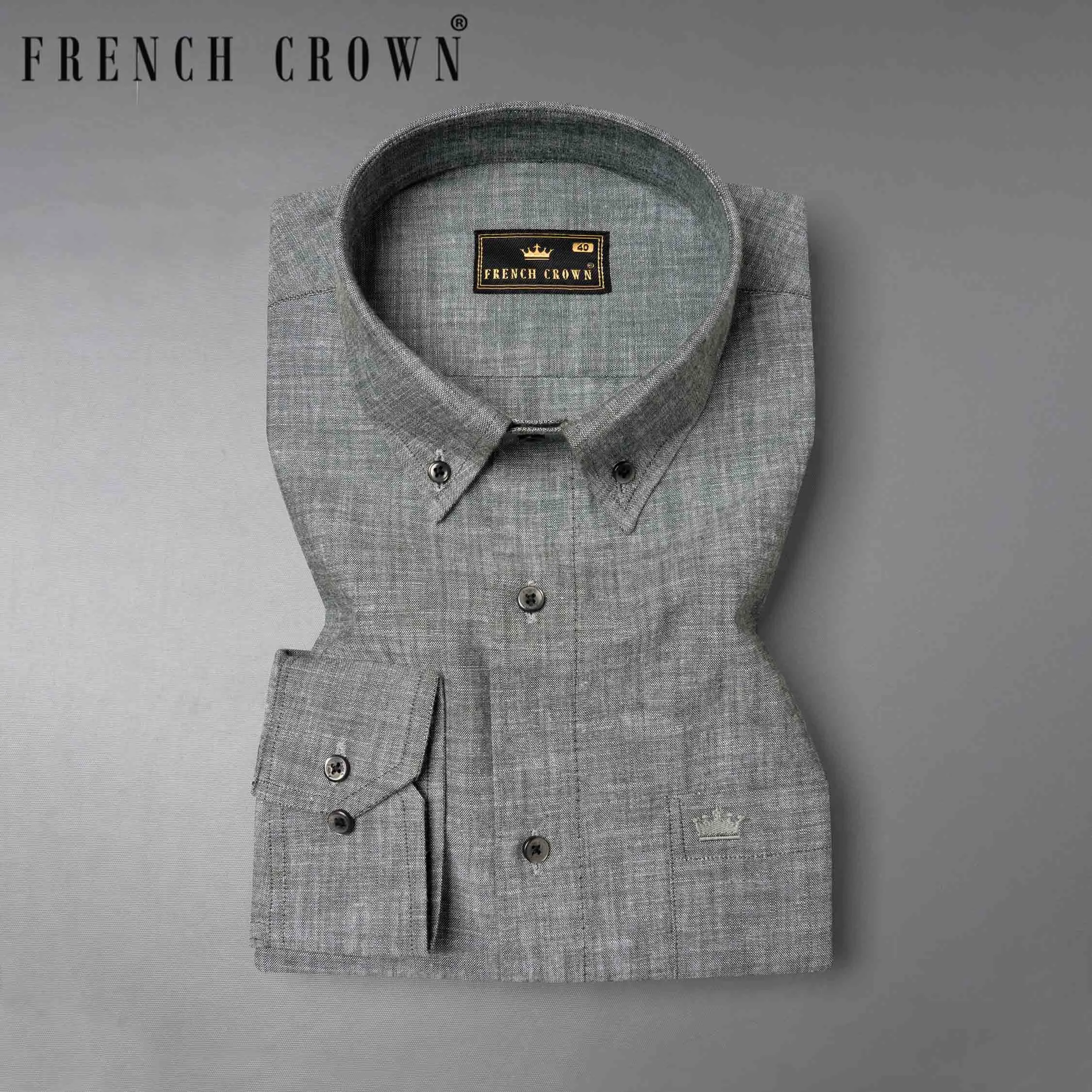 Gunsmoke Gray Royal Oxford Shirt