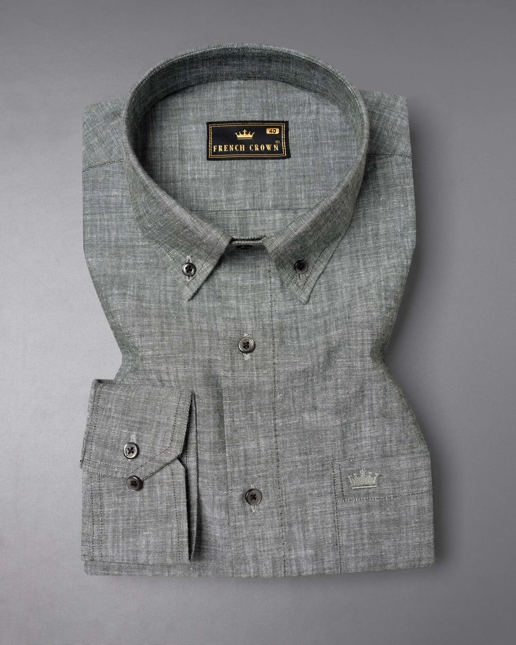 Gunsmoke Gray Royal Oxford Shirt