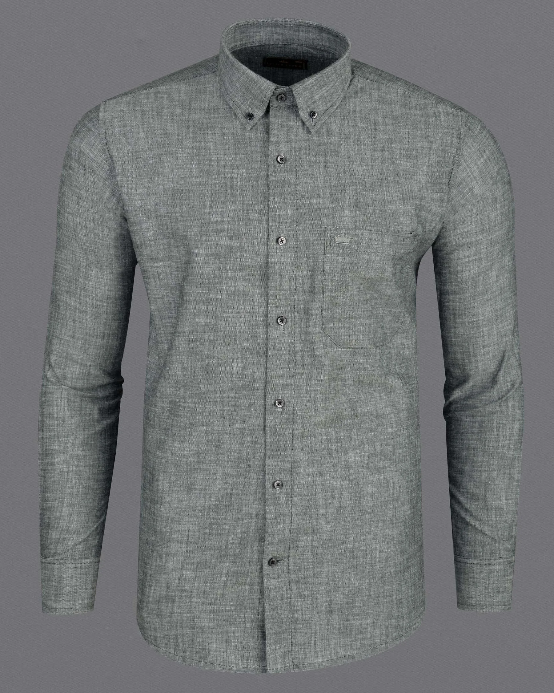 Gunsmoke Gray Royal Oxford Shirt
