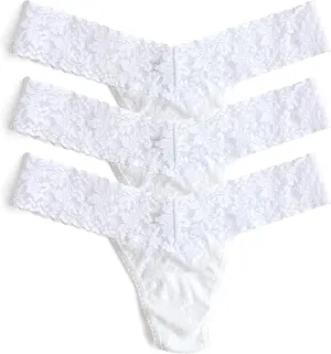 hanky panky, Signature Lace Low Rise Thong 3 Pack, One Size fits 2-12