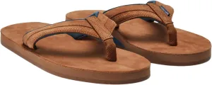 Hari Mari- Grande- Men's Nubuck Suede Leather Flip Flops with Wider Footbeds and Larger Straps- No Break Ins, Firm Arch Support, Flexible and Lightweight