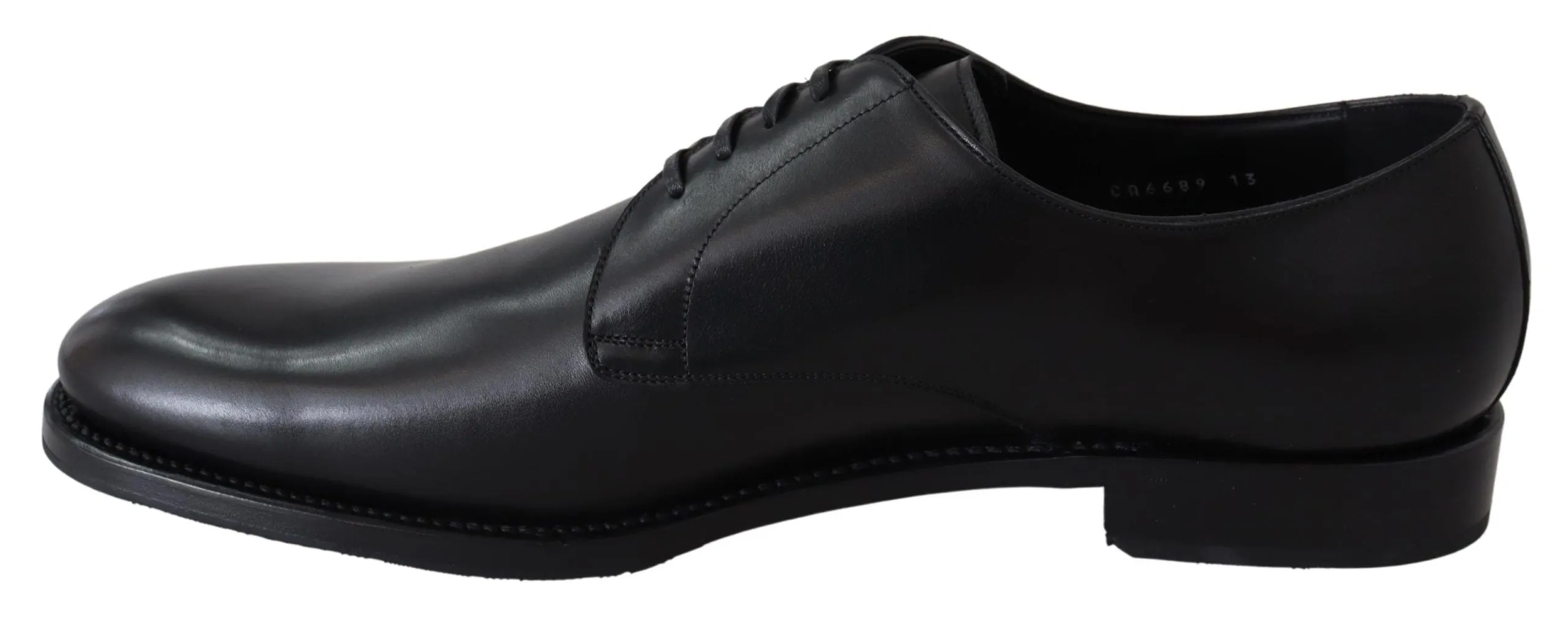 Heavy discount Shoes Dress Leather Automation-ready Gabbana & Dolce Derby Black Elegant