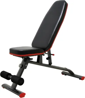 Heavy Duty Adjustable and Foldable Utility Weight Bench for Upright, Incline, Decline, and Flat Exercise