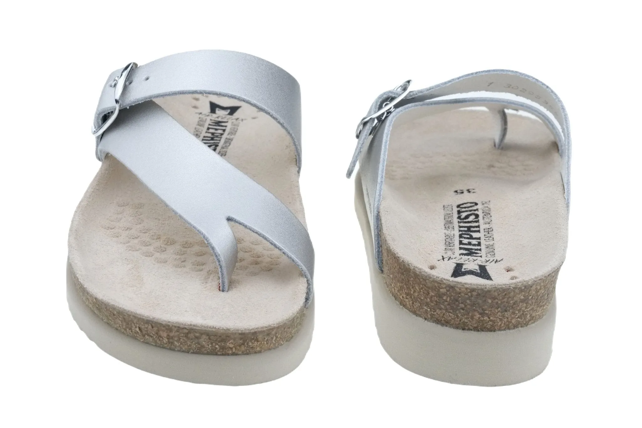 'Helen' women's thoing sandal - silver