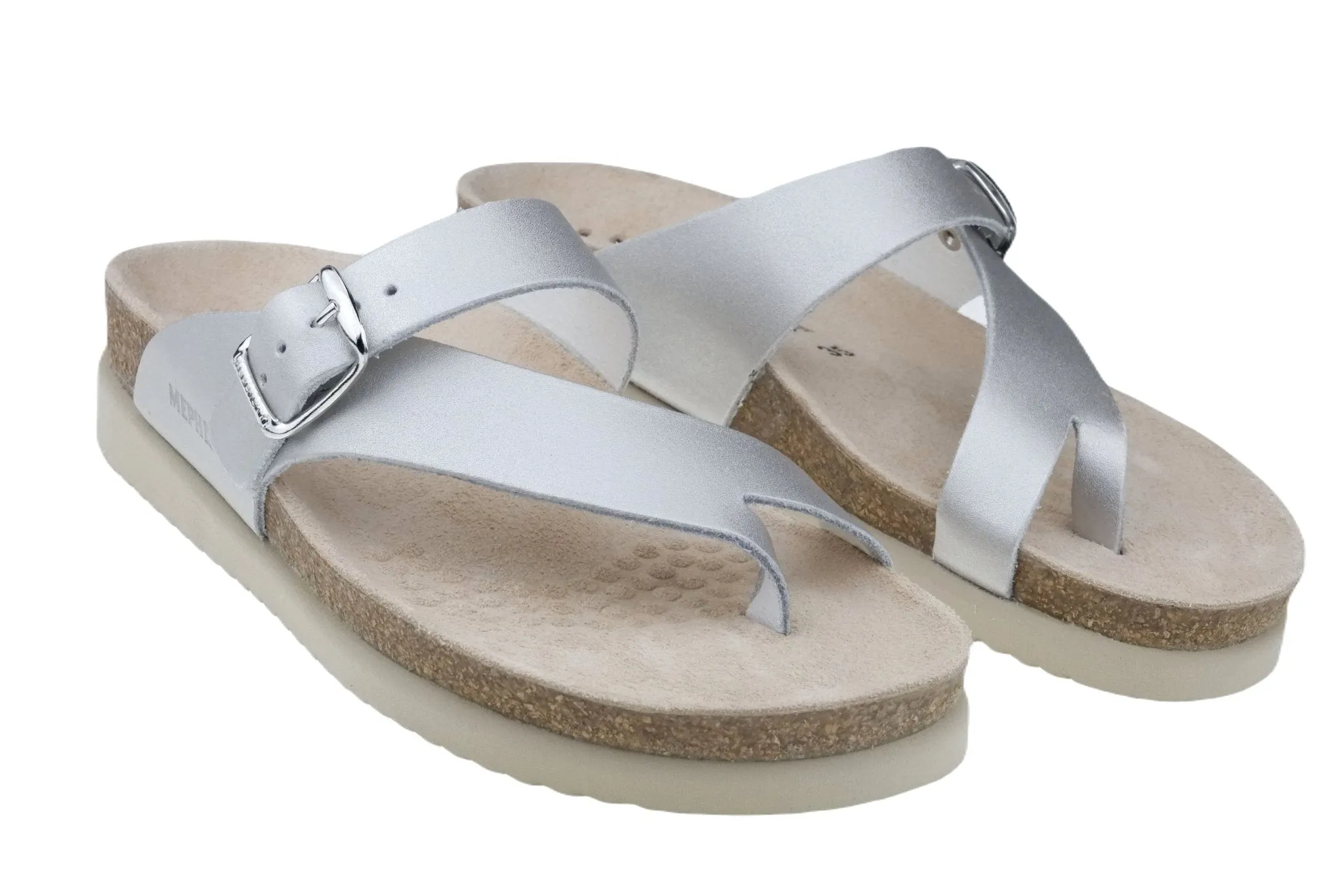 'Helen' women's thoing sandal - silver