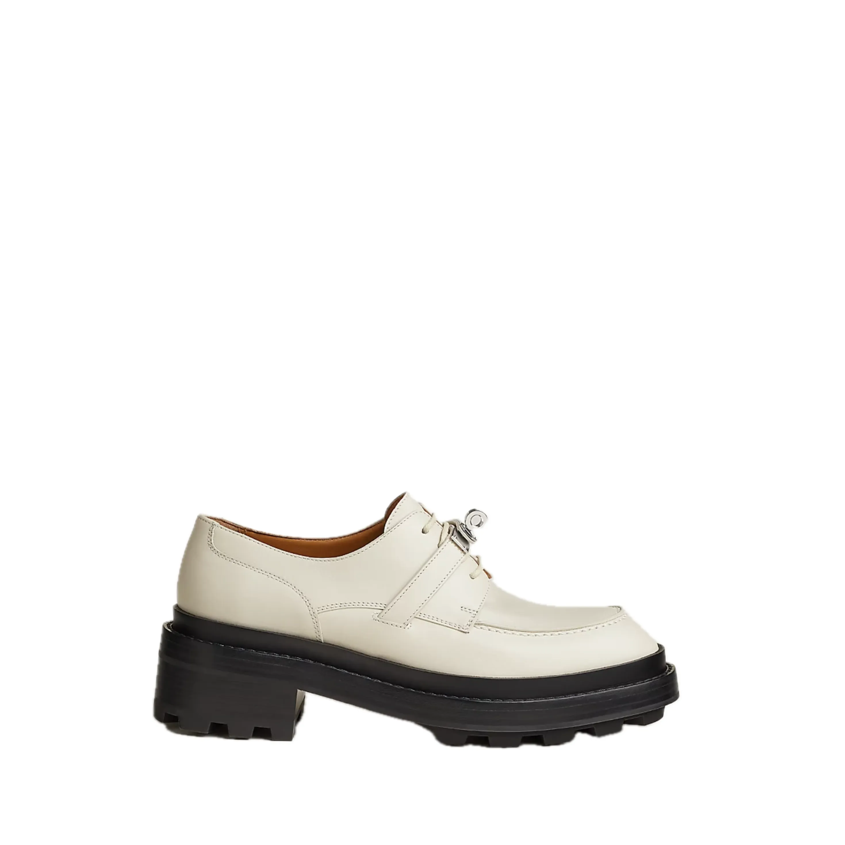 HERMÈS First derby shoe Blanc De Paris （Beige）37.5