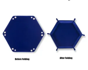 Hexagon Folding Dice Tray