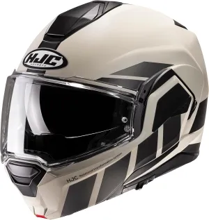 HJC i100 Beis Men's Street Motorcycle Helmet - MC-9SF / 2X-Large